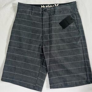🔥HURLEY Men's COLOR GREY Shorts "PORTER" MWS0005800 Size: 28W NWT $60.00